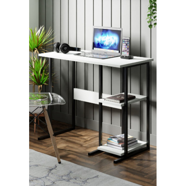 17 Stories Ozil Rectangle 44cm L Computer Table | Wayfair.co.uk